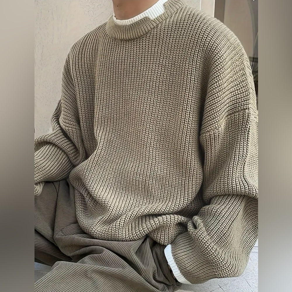 New Men’s Oversized Sweater - M